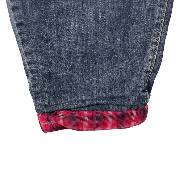 Eddie Bauer Women's Boyfriend Flannel Lined Utility Jeans - Size 16 - Plus Size - Picture 3 of 8